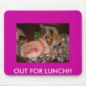 LUNCH mousepads by glamourlips LUNCH mousepads