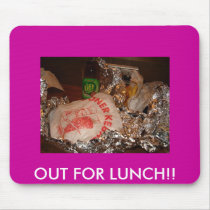 LUNCH mousepads by glamourlips LUNCH mousepads