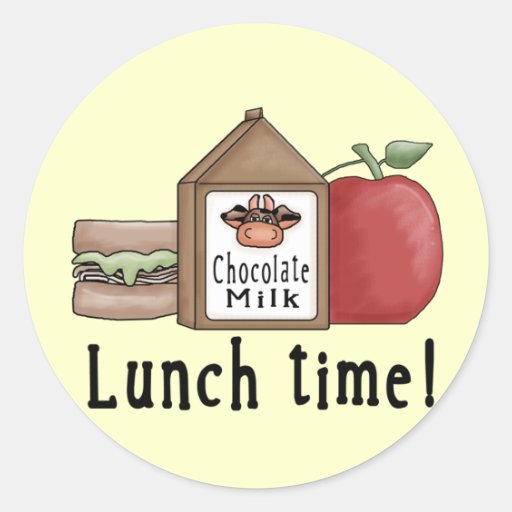Lunch Time Stickers, Lunch Time Sticker Designs