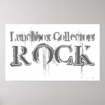 Lunchbox Collectors Rock Poster