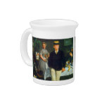 Luncheon by Edouard Manet Pitchers