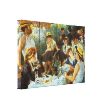 Luncheon of the Boating Party by Pierre Renoir Canvas Prints