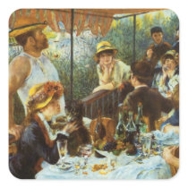 Luncheon of the Boating Party by Pierre Renoir Sticker