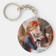 Luncheon of the Boating Party Keychains