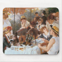 Luncheon of the Boating Party Mouse Pads