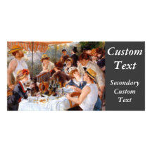 Luncheon of the Boating Party Photo Card Template