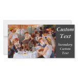 Luncheon of the Boating Party Photo Card Template