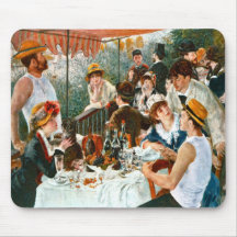 Luncheon of the Boating Party, Renoir Mouse Pads