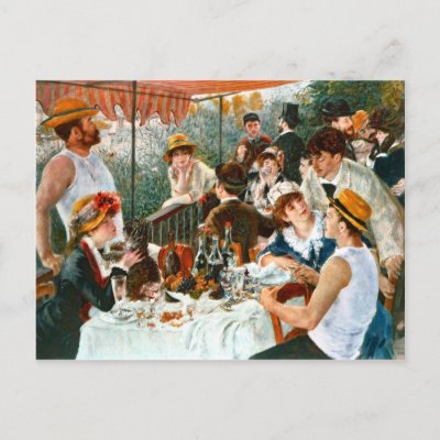 Luncheon of the Boating Party, Renoir Postcard