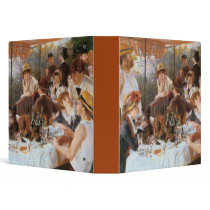 Luncheon of the Boating Party Vinyl Binder