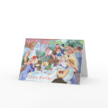 Luncheon of the Bunny Party Greeting Card