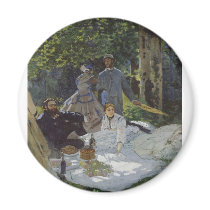 Luncheon on the Grass, Central panel (1865) magnets