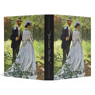 Luncheon on the Grass Claude Monet 3 Ring Binders