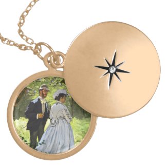 Luncheon on the Grass Claude Monet Custom Necklace