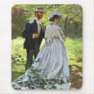 Luncheon on the Grass Claude Monet Mouse Pad
