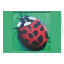 Lunching Lady . . . Bug Card (Customizable)