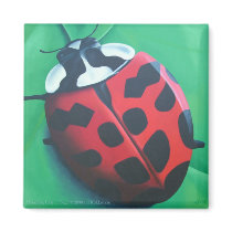 Lunching Lady . . . Bug Magnet magnets