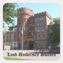Lund University Castle Square Stickers