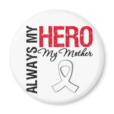 Lung & Bone Cancer - Always My Hero My Mother refrigerator magnets