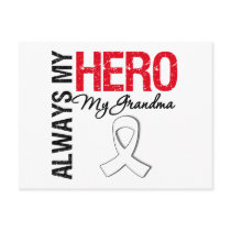 Lung Cancer - Always My Hero My Grandma Post Card