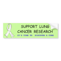 Lung Cancer Awareness Bumper Sticker bumper stickers