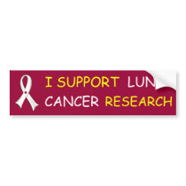 Lung Cancer Awareness Bumper Sticker bumper stickers