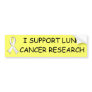 Lung Cancer Awareness Bumper Sticker