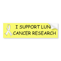 Lung Cancer Awareness Bumper Sticker bumper stickers