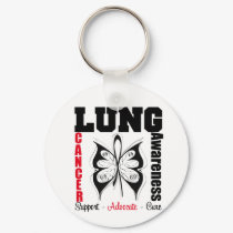 Lung Cancer Awareness Butterfly keychains by giftsforawareness Lung Cancer Awareness Butterfly keychains