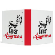 Lung Cancer Awareness Butterfly Medical Binder by cancerapparel Lung Cancer Awareness Butterfly Medical Binder