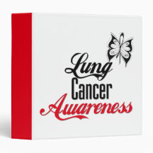 Lung Cancer Awareness Butterfly Medical Binder