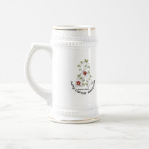 Lung Cancer Awareness FLOWER RIBBON 1 mugs by awarenessgifts Lung Cancer Awareness FLOWER RIBBON 1 mugs