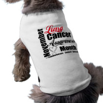 Lung Cancer Awareness Month - Commemorate pet clothing