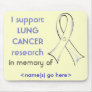 Lung Cancer Awareness Personalizable Mousepad