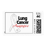 Lung Cancer Awareness Ribbon postage