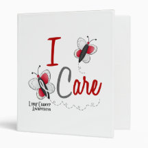 Lung Cancer Butterfly 2 I Care Binder