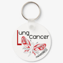 Lung Cancer BUTTERFLY 3.1 keychains by awarenessgifts Lung Cancer BUTTERFLY 3.1 keychains