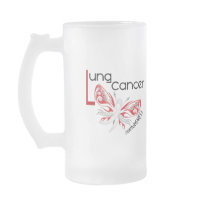 Lung Cancer BUTTERFLY 3.1 Mugs