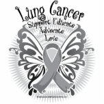 Lung Cancer Butterfly 3 Photo Cut Outs