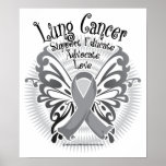 Lung Cancer Butterfly 3 posters