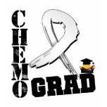 Lung Cancer Chemo Grad t-shirts