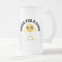 Lung Cancer Chick For A Cure Coffee Mugs