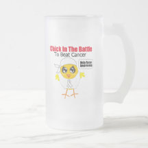 Lung Cancer Chick In the Battle to Beat Cancer Mug
