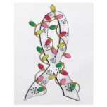 Lung Cancer Christmas Lights Ribbon flyers