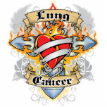 Lung Cancer Cross &amp; Heart Cut Out