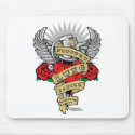 Lung Cancer Dagger mousepads by fightcancertees Lung Cancer Dagger mousepads