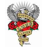 Lung Cancer Dagger T Shirts