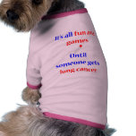 Lung Cancer Dog Tee Shirt