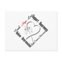 Lung Cancer Faith Hope Love Butterfly postcards by cancerapparel Lung Cancer Faith Hope Love Butterfly postcards