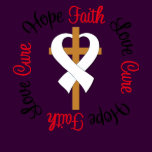 Lung Cancer Faith Hope Love Cross